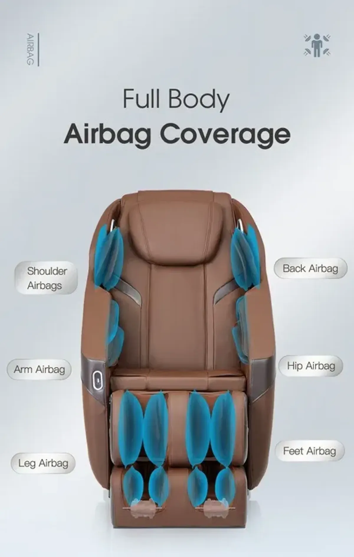 Laid-Back 2D Massage Chair