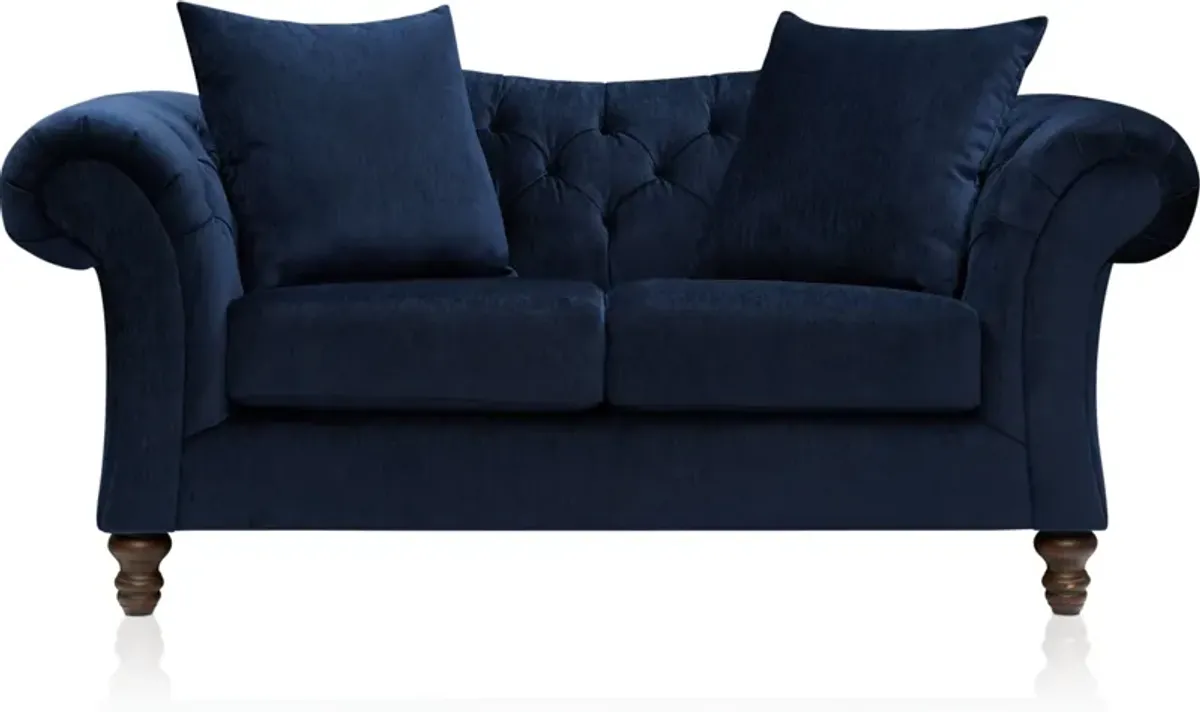 Leah Loveseat - Navy