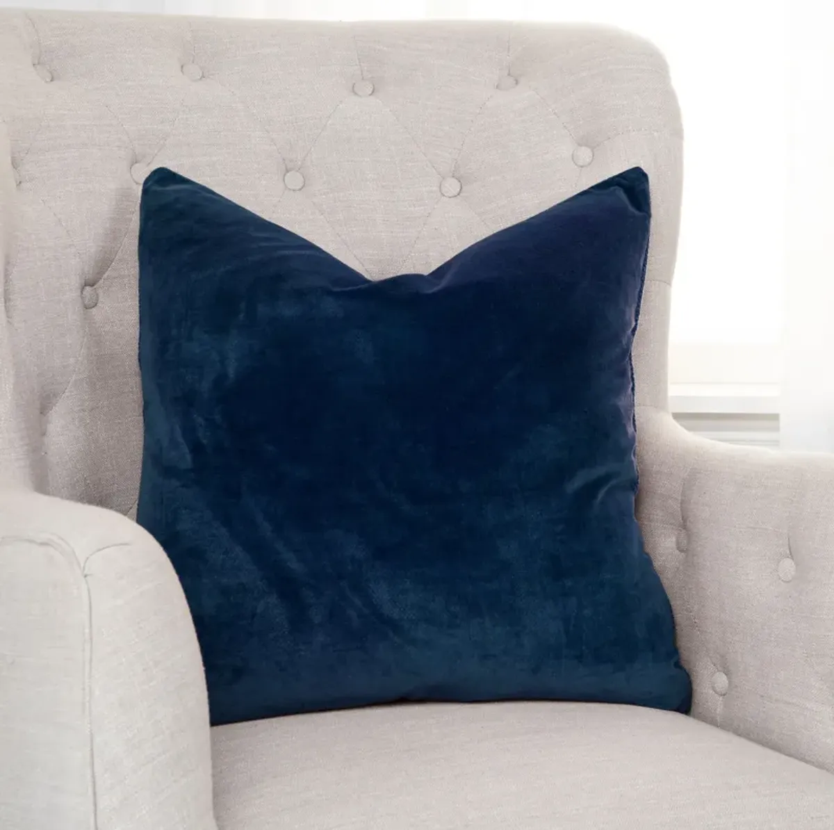 Erika 22" X 22" Pillow - Blue