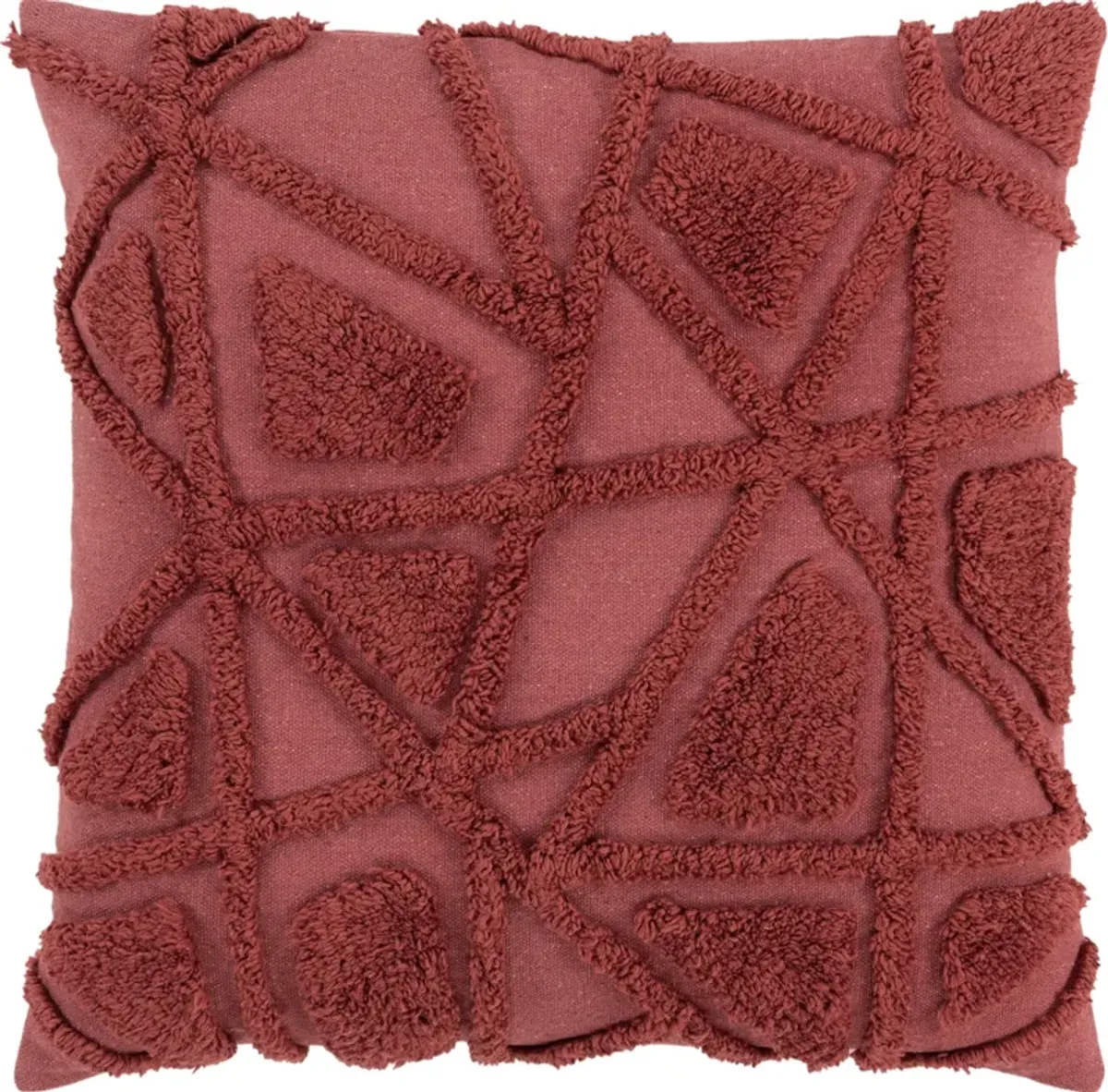 Dorit 20" X 20" Pillow - Wine