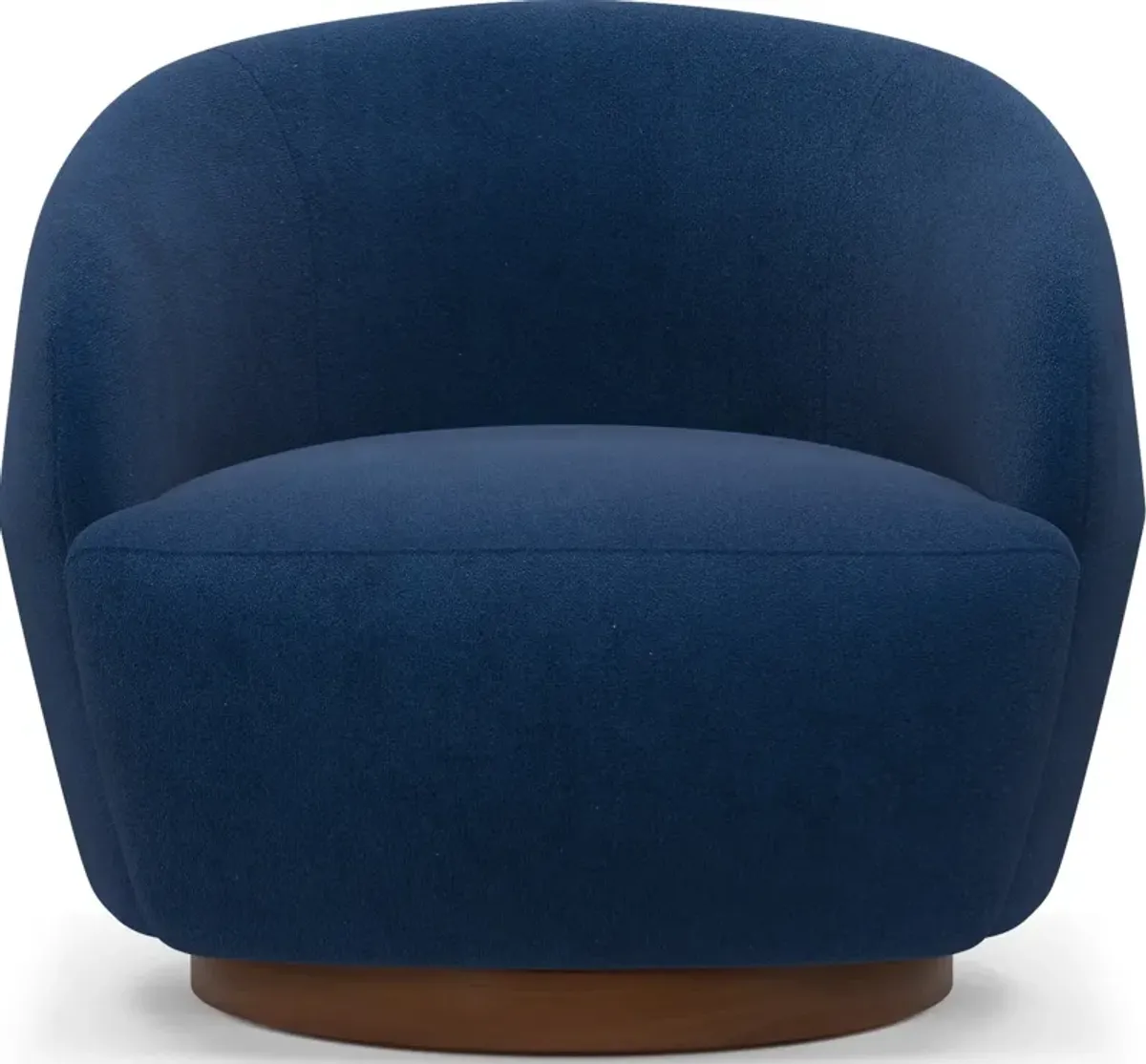 Vera Accent Swivel Chair - Indigo