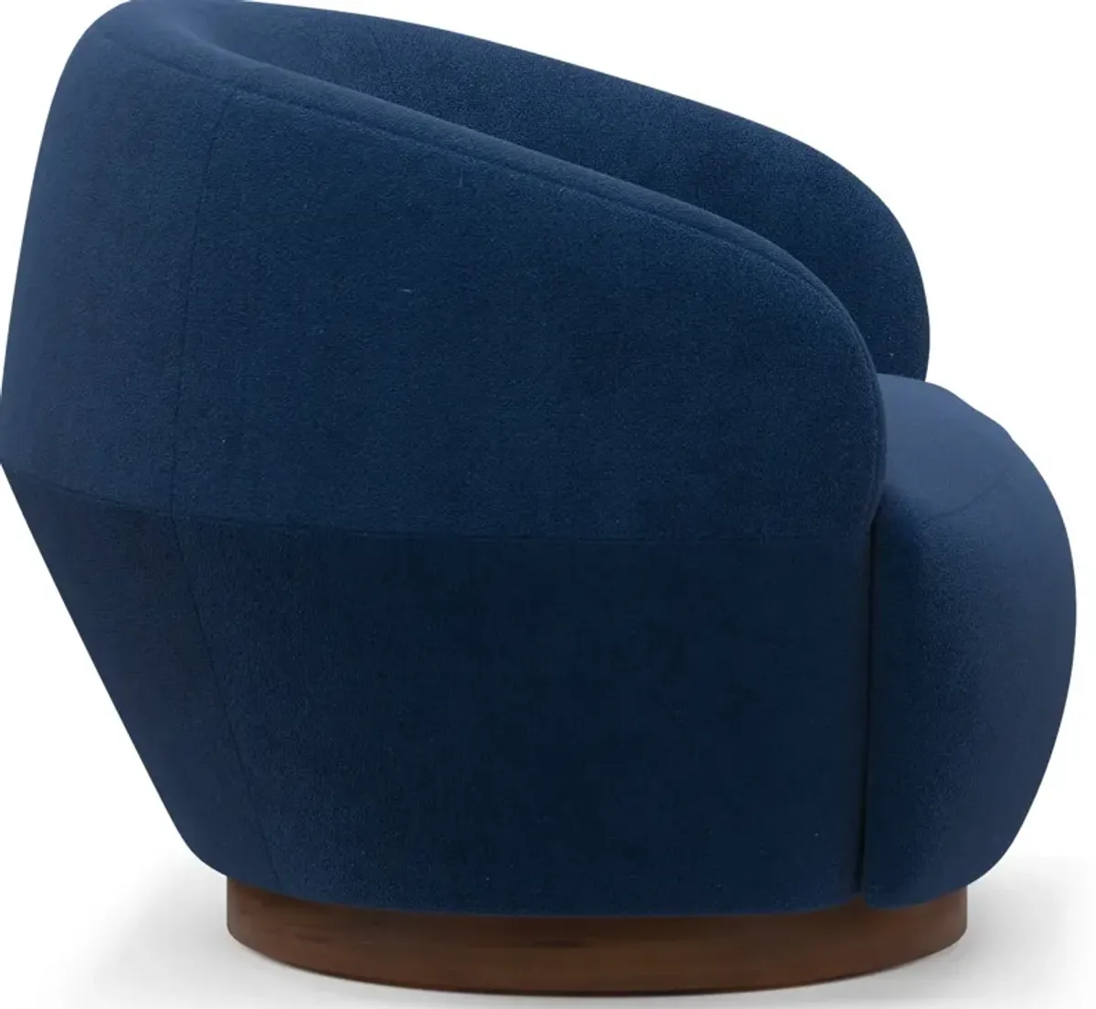 Vera Accent Swivel Chair - Indigo