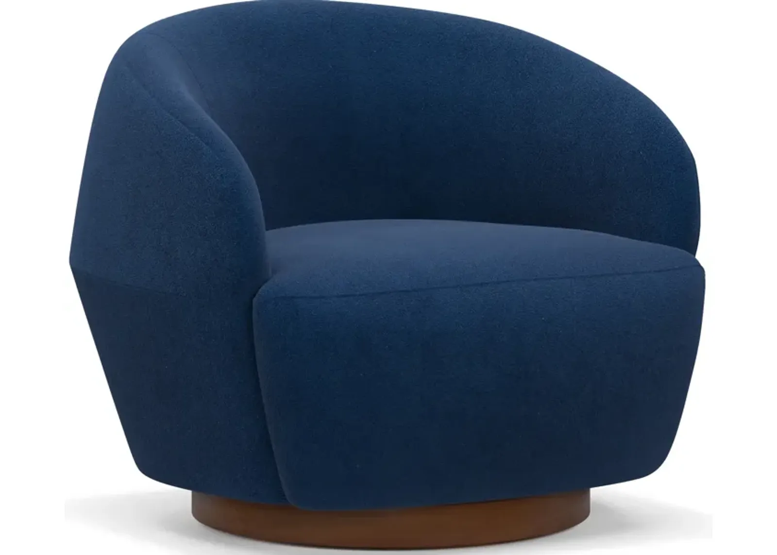 Vera Accent Swivel Chair - Indigo