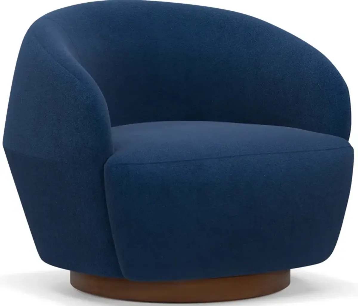 Vera Accent Swivel Chair - Indigo