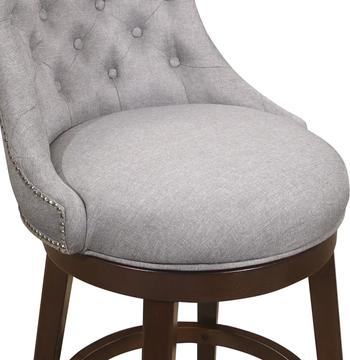 Rickton Swivel Bar Stool - Gray