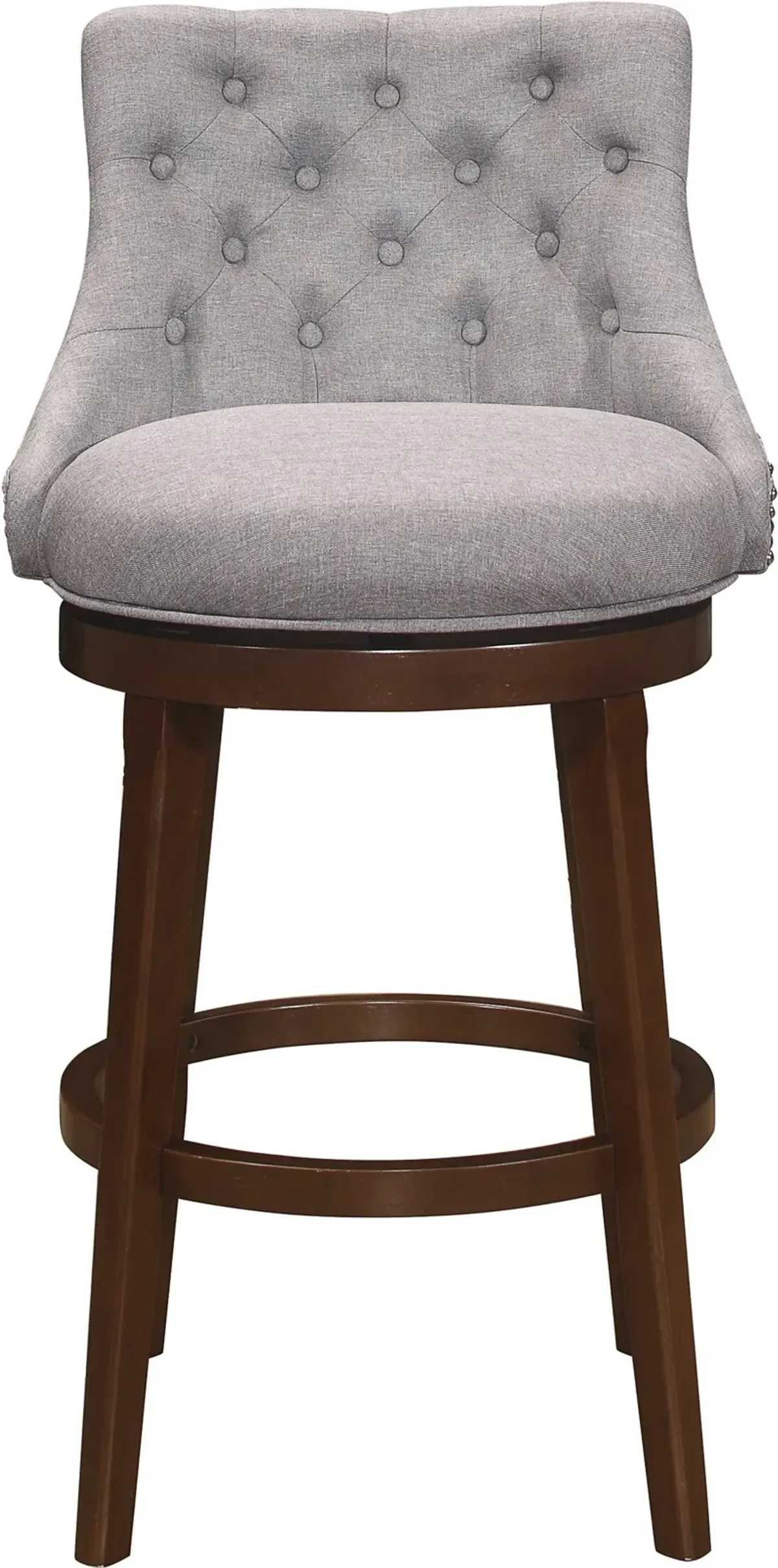 Rickton Swivel Bar Stool - Gray