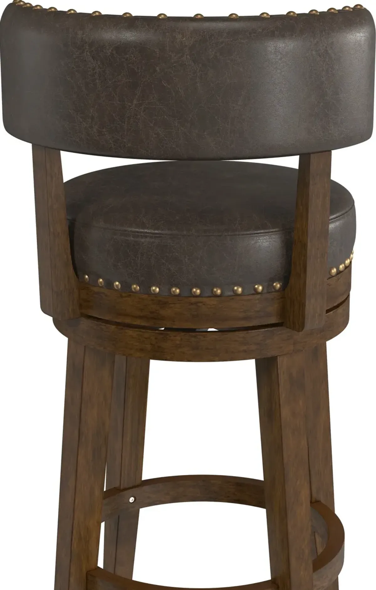 Nella Swivel Bar Stool - Black