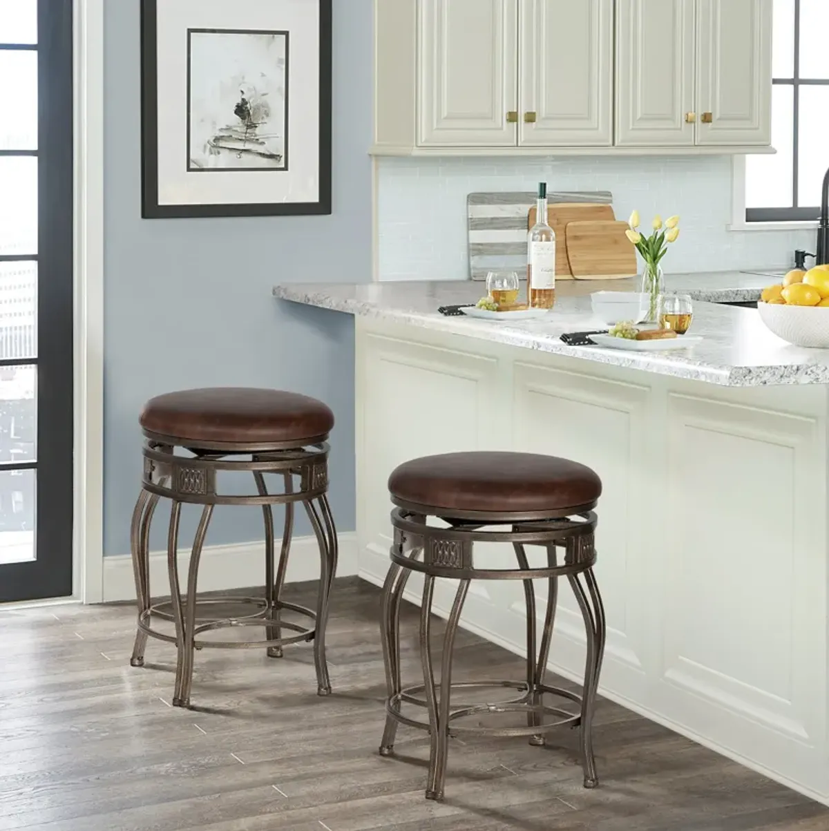 Susan Swivel Counter-Height Stool