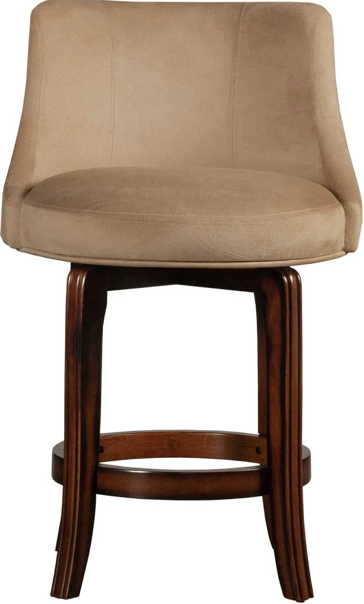 Nayeli Swivel Counter-Height Stool - Khaki