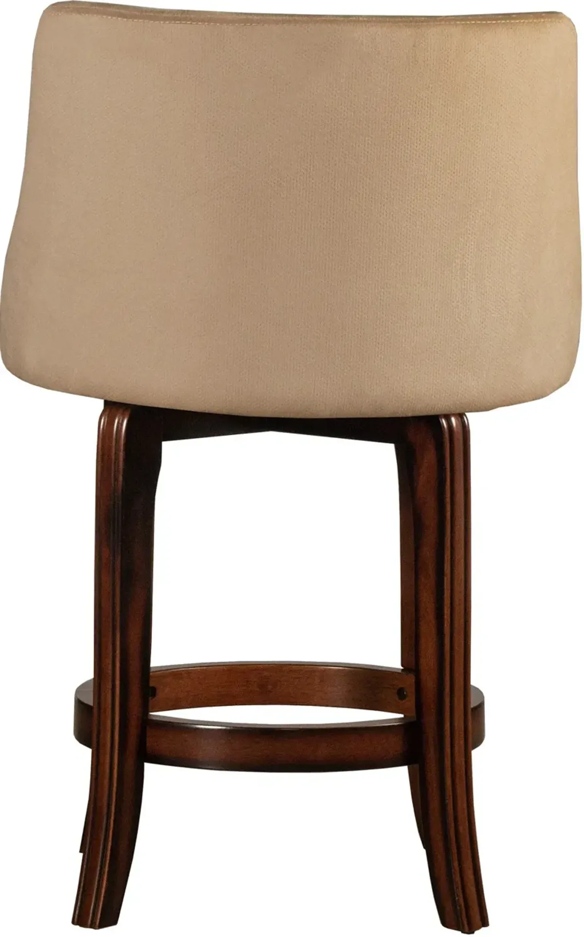 Nayeli Swivel Counter-Height Stool - Khaki