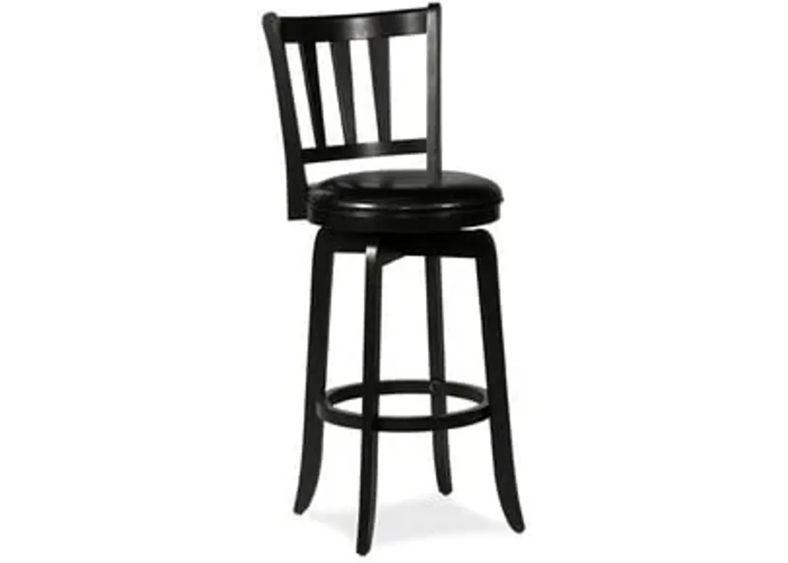 Berger Swivel Bar Stool - Black