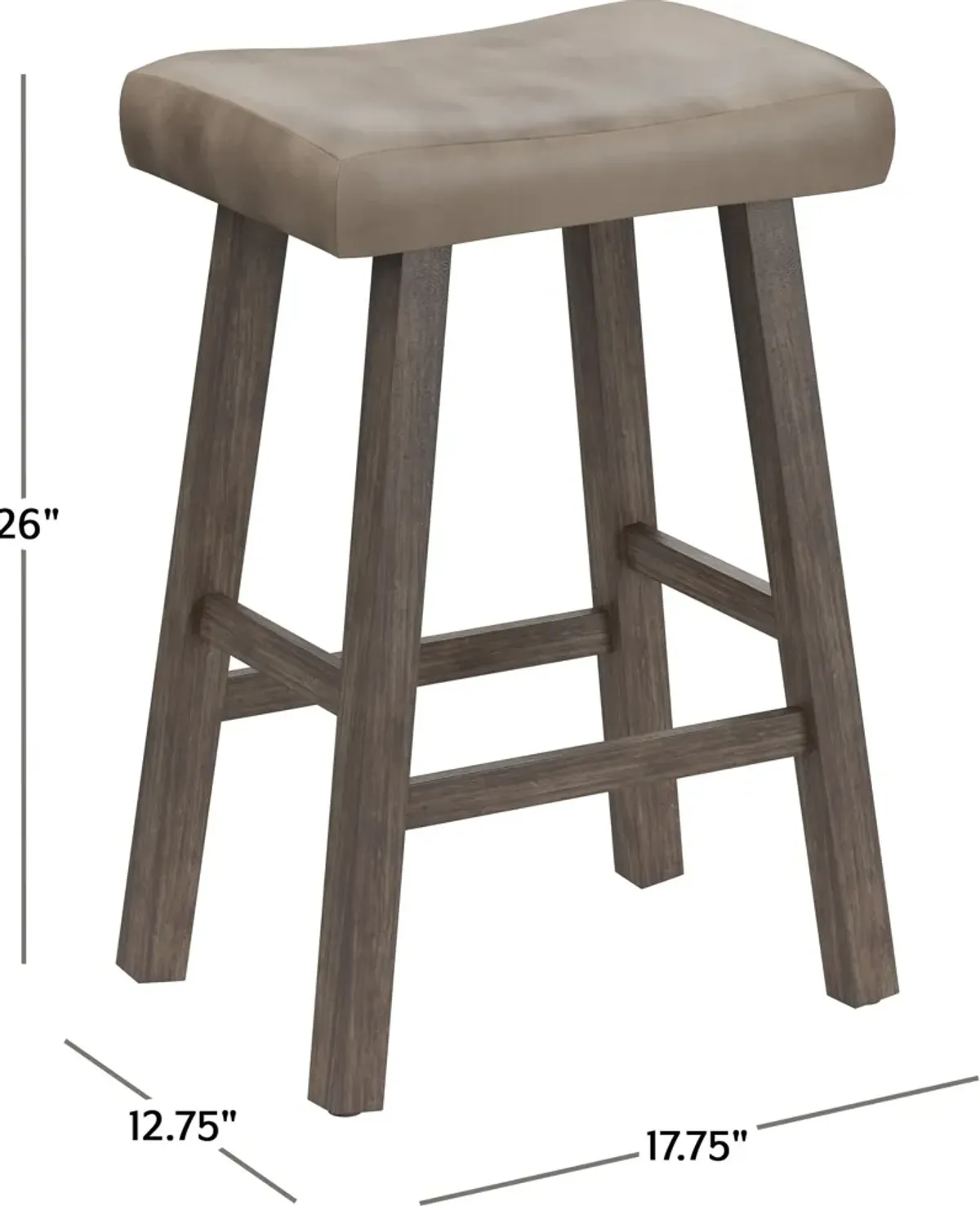 Leana Backless Counter-Height Stool