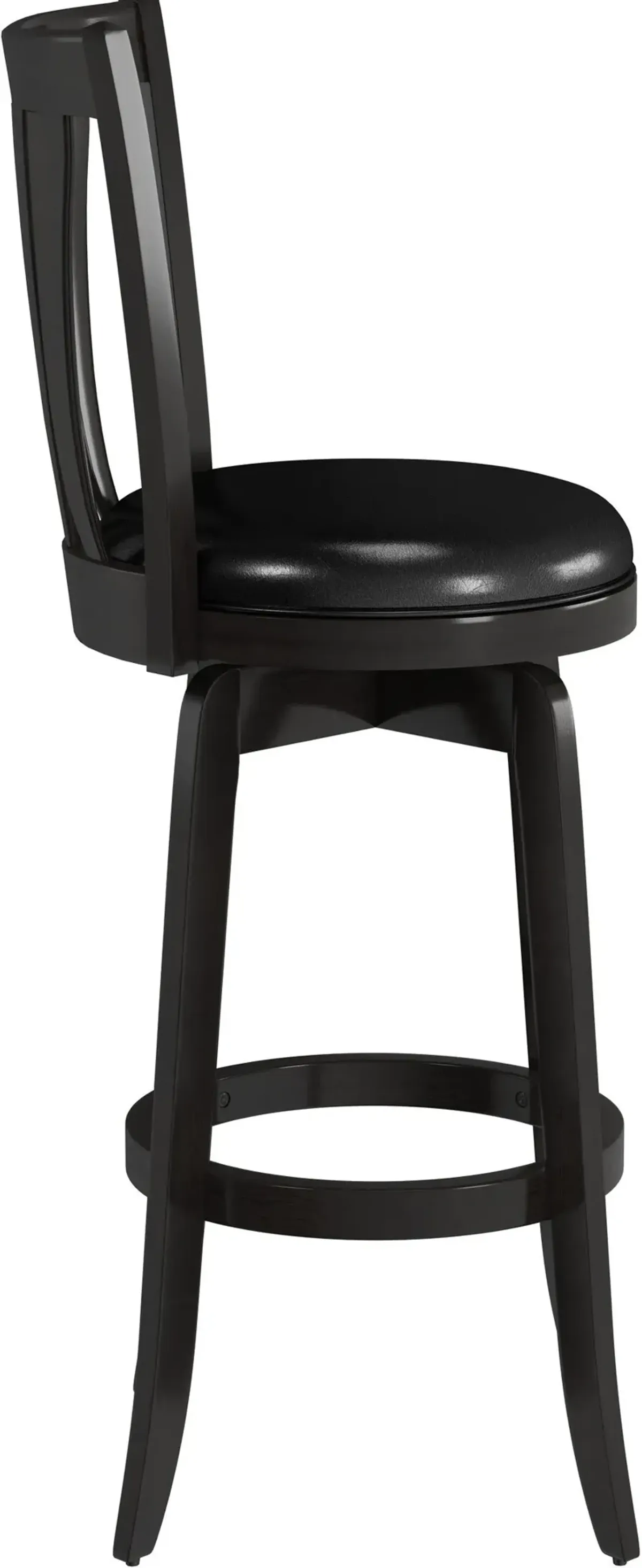 Roberta Swivel Bar Stool - Black