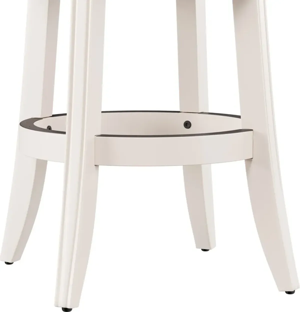 Marcie Swivel Counter-Height Stool - White