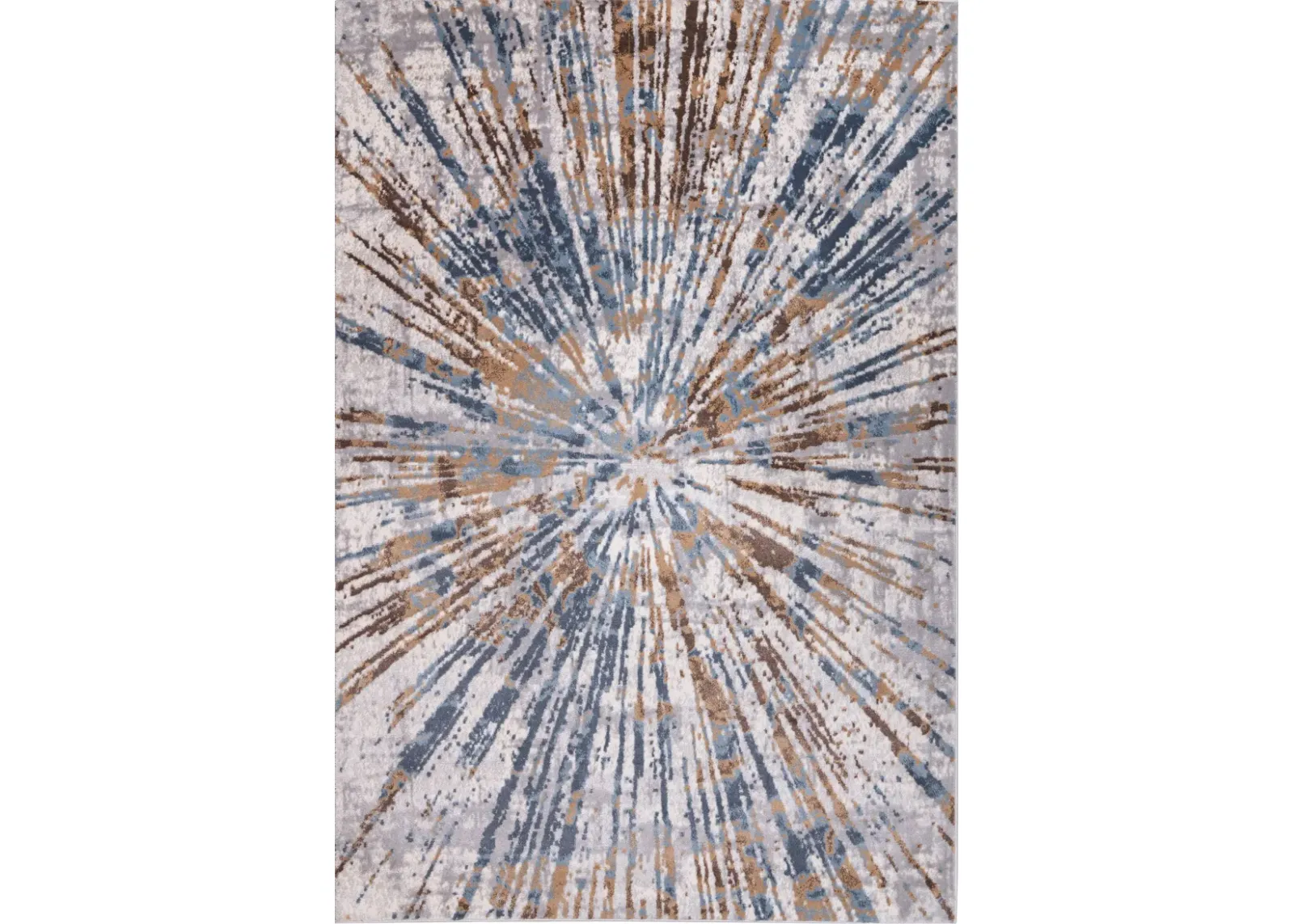 Davide 8' x 10 Area Rug - Blue/Brown