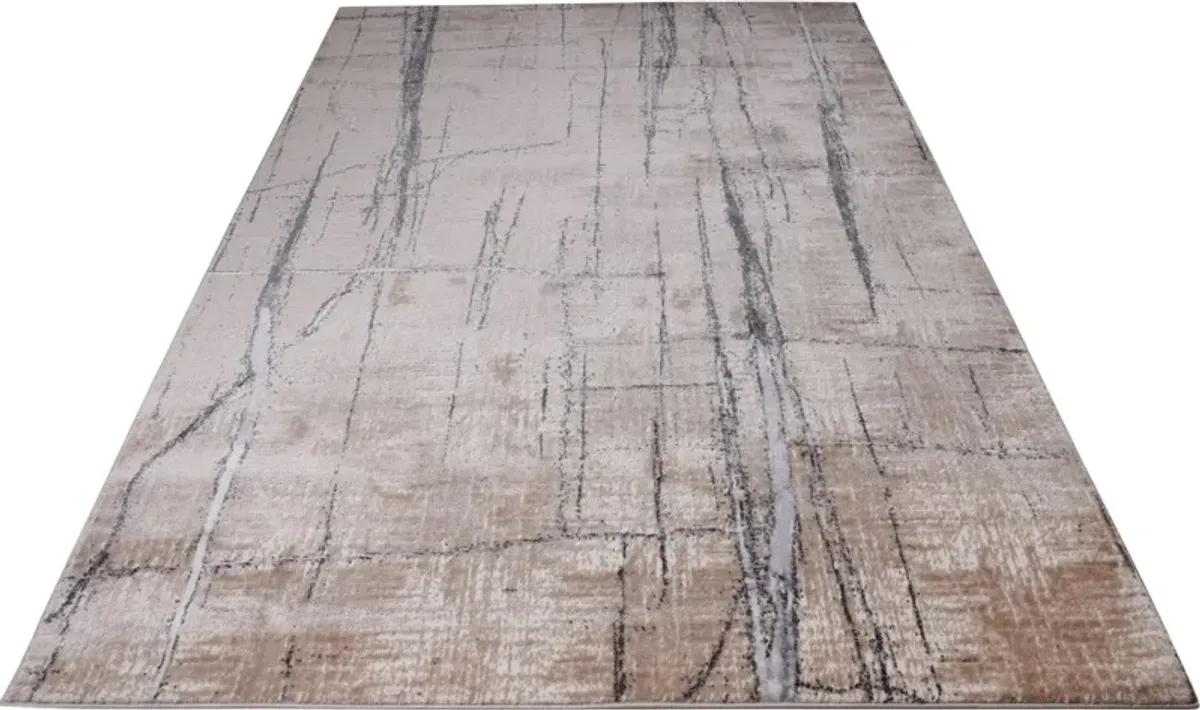 Davide 3' x 5' Area Rug - Beige/Gray