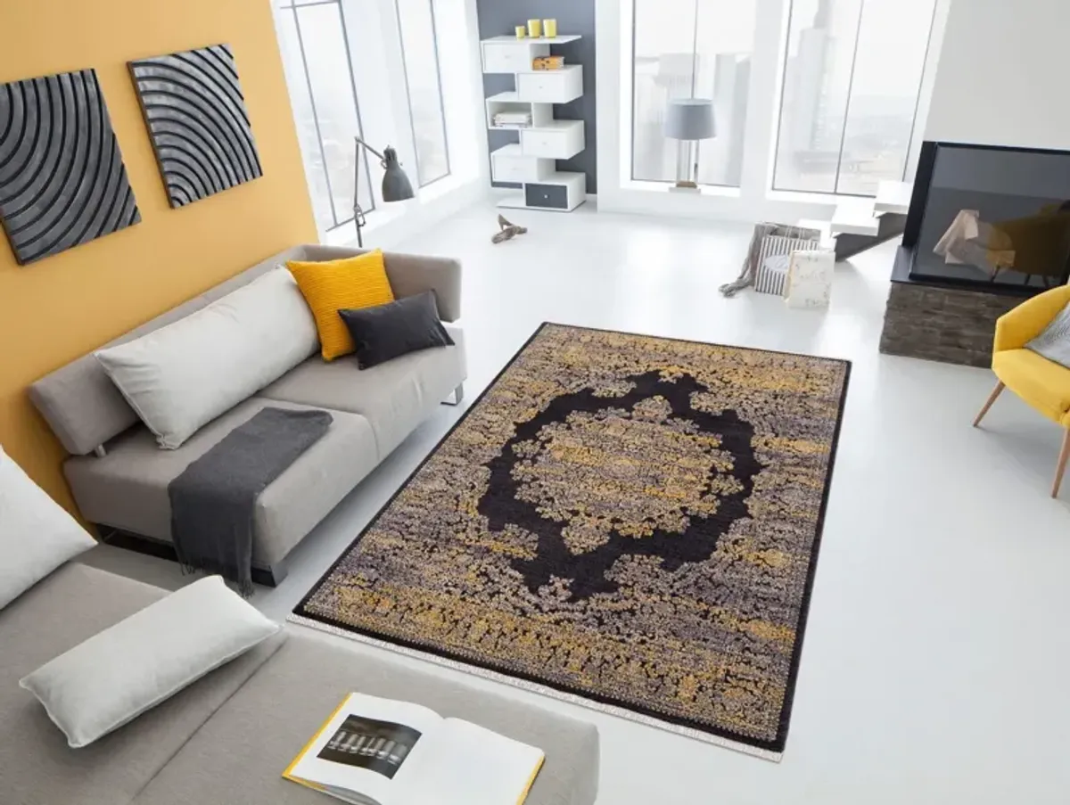 Liam 8' x 10 Area Rug -  Yellow