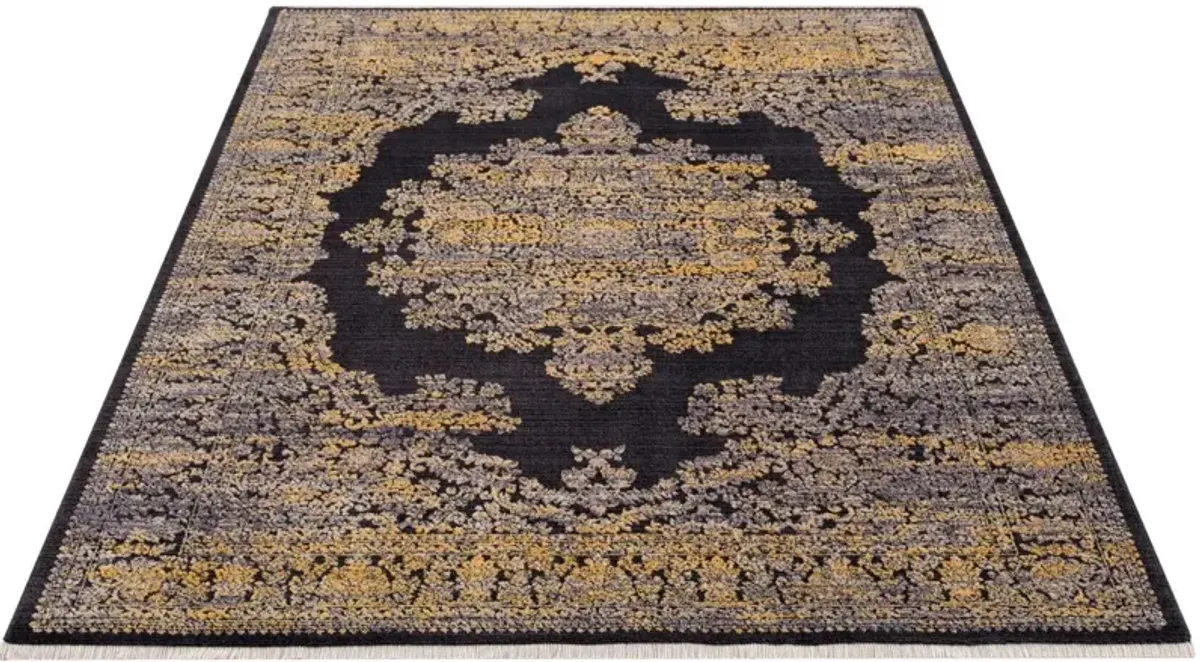 Liam 9' x 12' Area Rug - Yellow