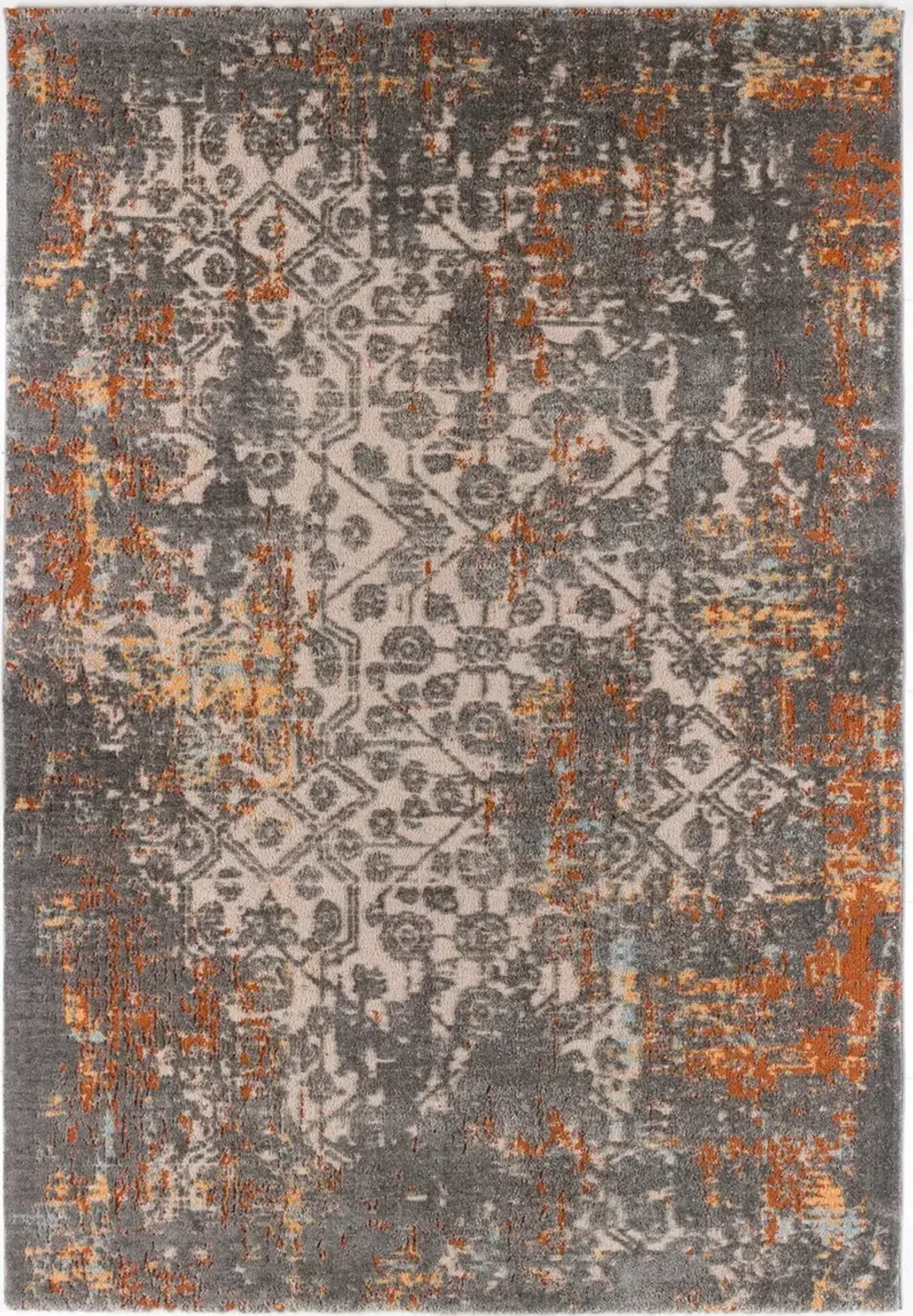 Paige 8' x 10 Area Rug -  Orange