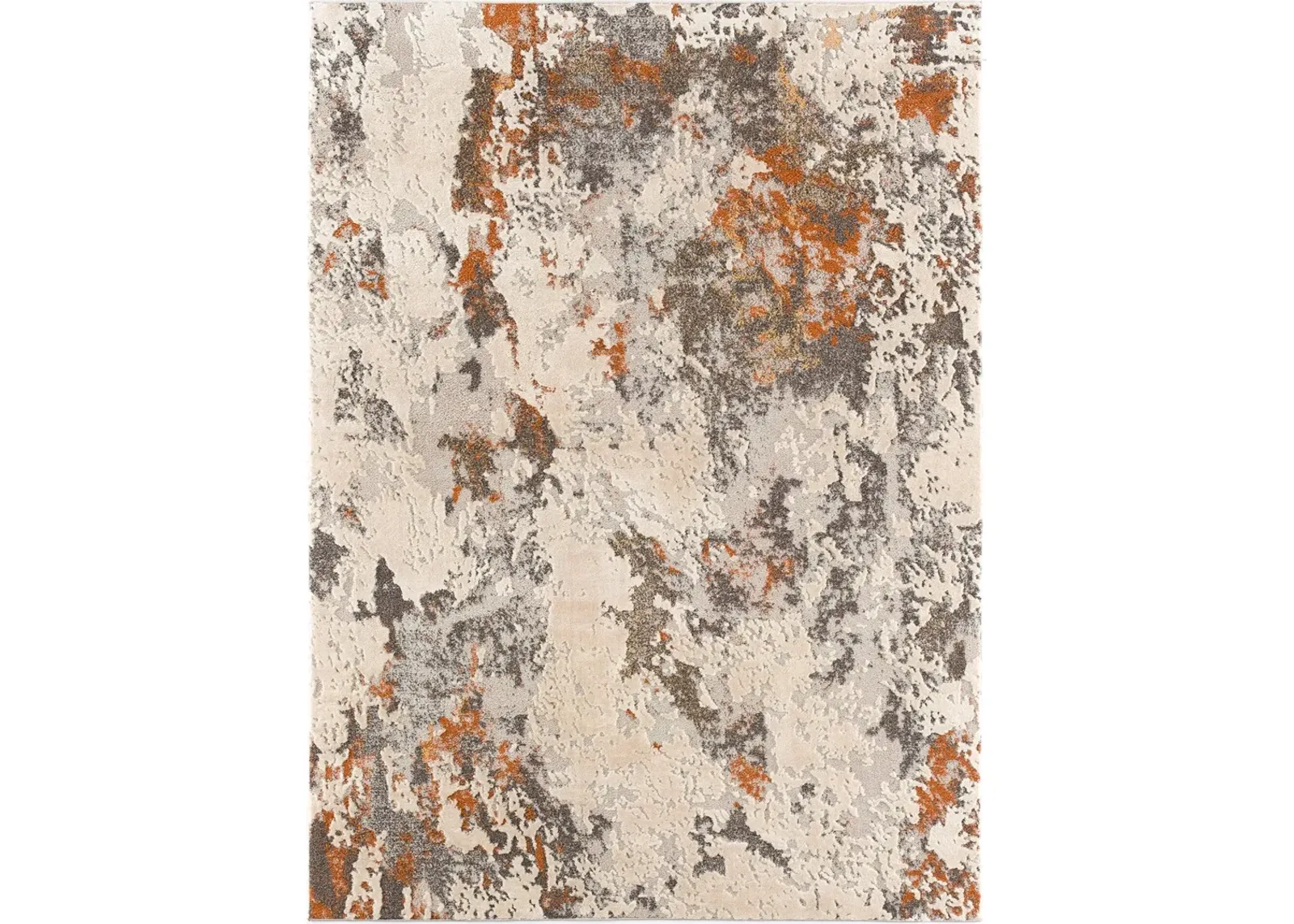 Lambert 5' x 8' Area Rug -  Orange