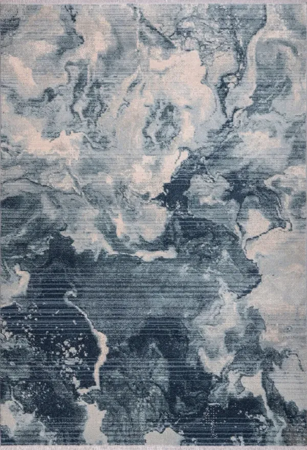 Danica 5' x 8' Area Rug - Blue/Gray