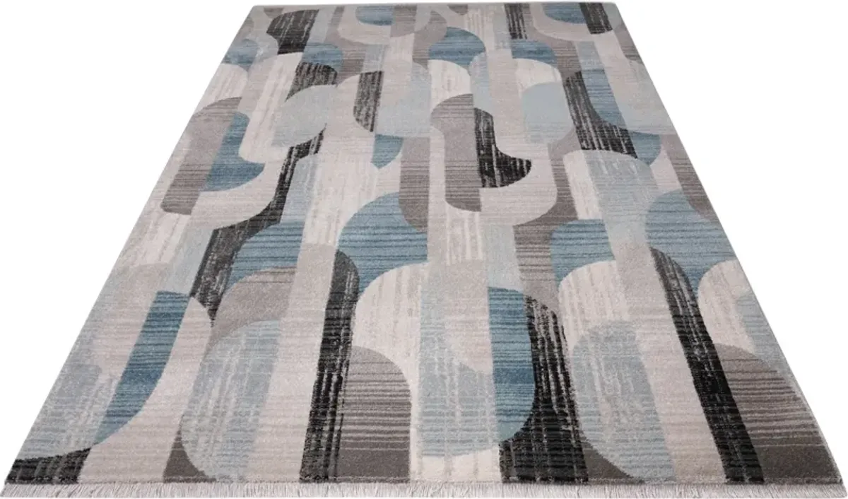 Antigoni 6' x 9' Area Rug - Blue/Gray