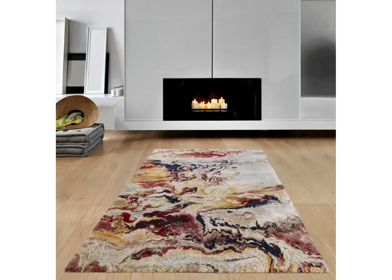 Cheyanne 8' x 10 Area Rug -  Beige/Yellow