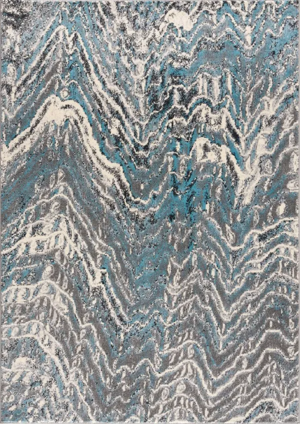 Mollie 8' x 10 Area Rug - Blue/Gray