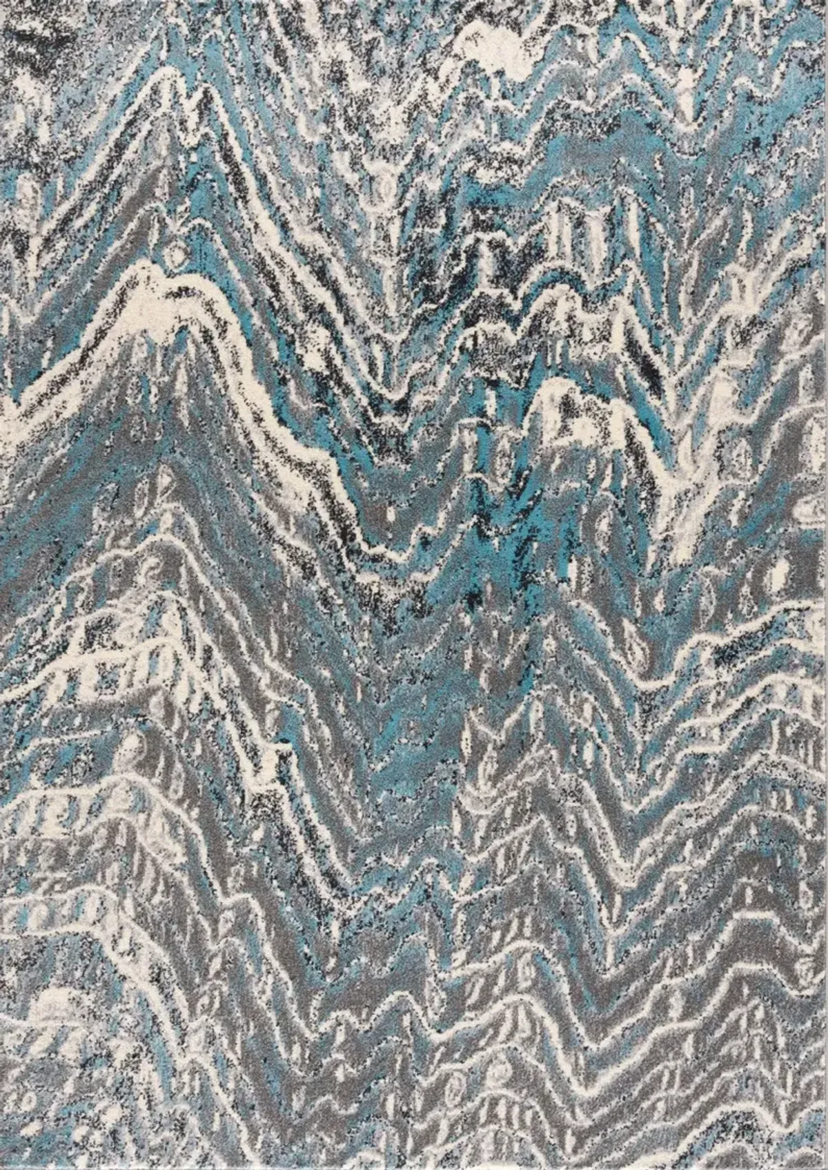 Mollie 8' x 10 Area Rug - Blue/Gray