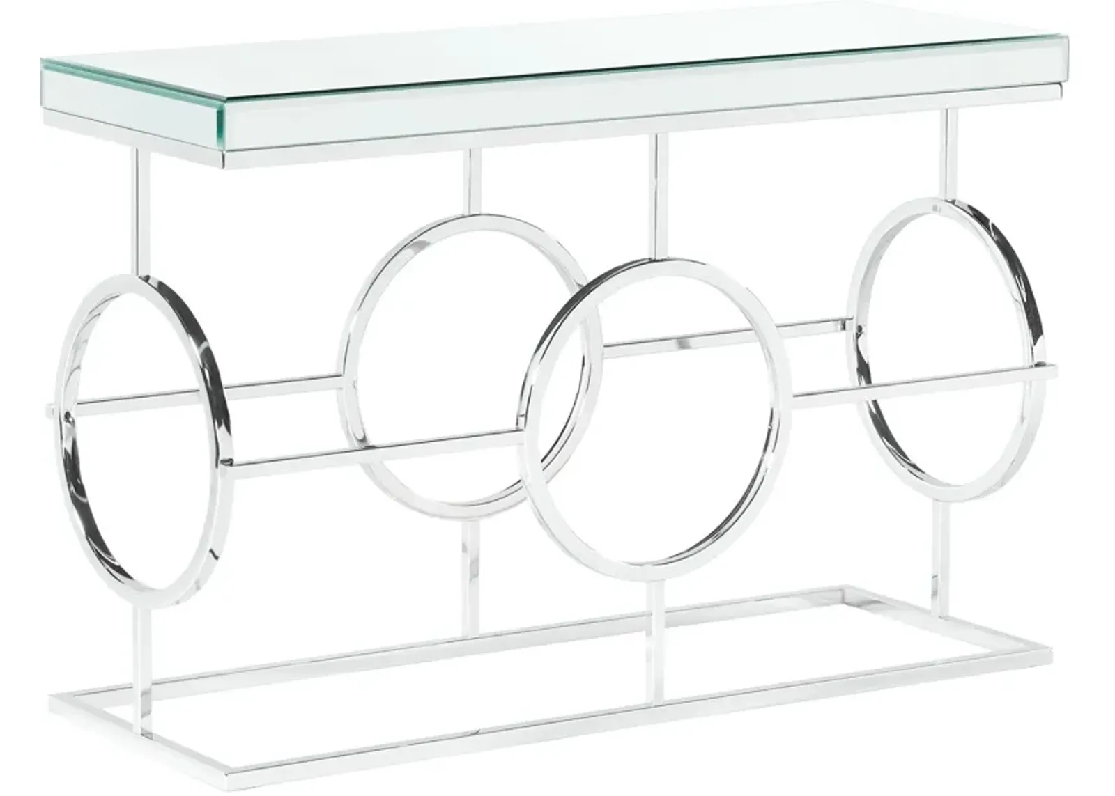 Rehan Mirrored Console Table