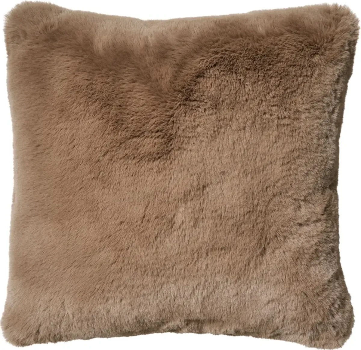 Faux Fur Pillow - Big Bear Latte