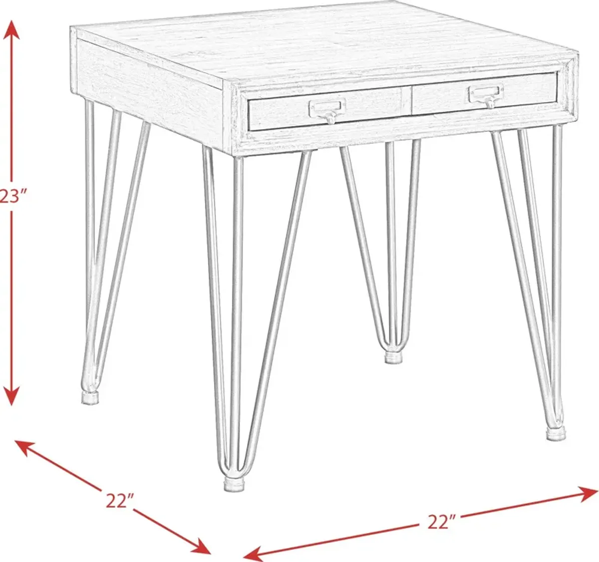 Oaklynn End Table