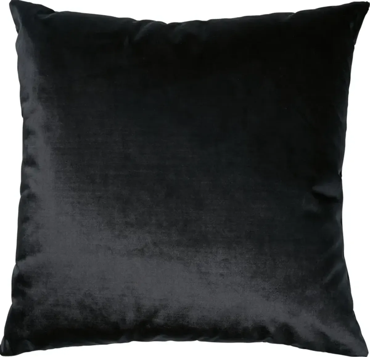 Luxe Velvet 22" x 22" Pillow - Black