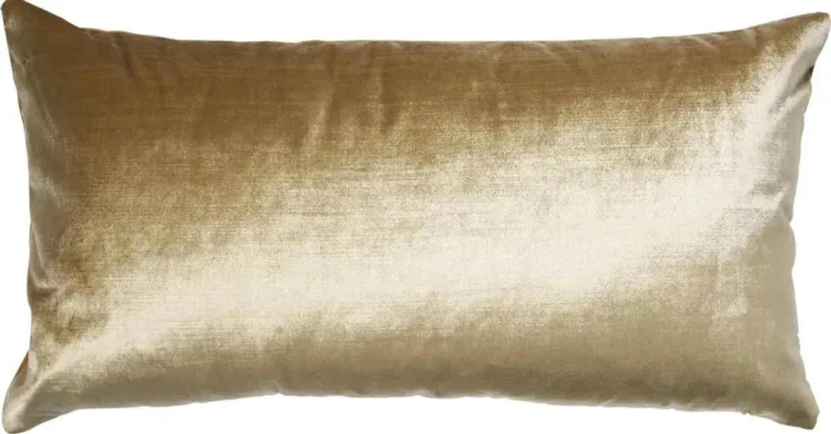 Luxe Velvet 14" x 26" Pillow - Gold