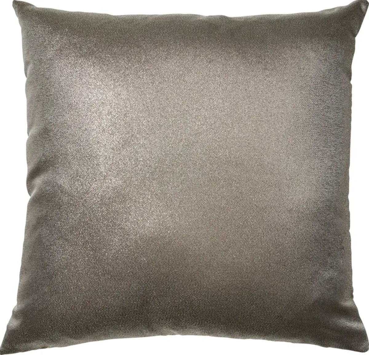 Metallic 22" x 22" Pillow - Bronze