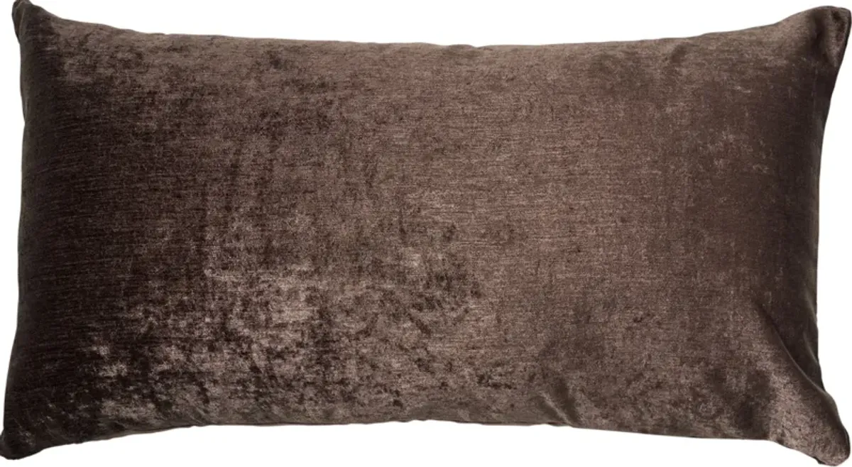 Crush 14" x 26" Pillow - Chocolate