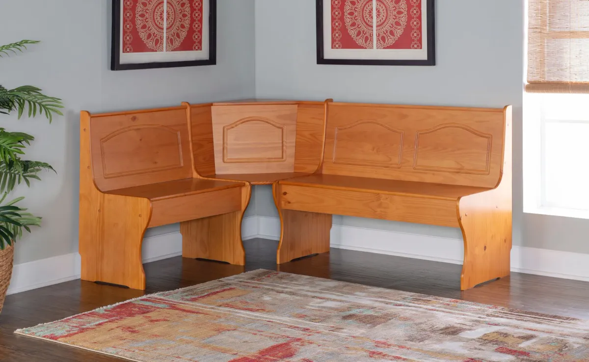 Chelsea Dining Table, Banquette and Bench - Natural