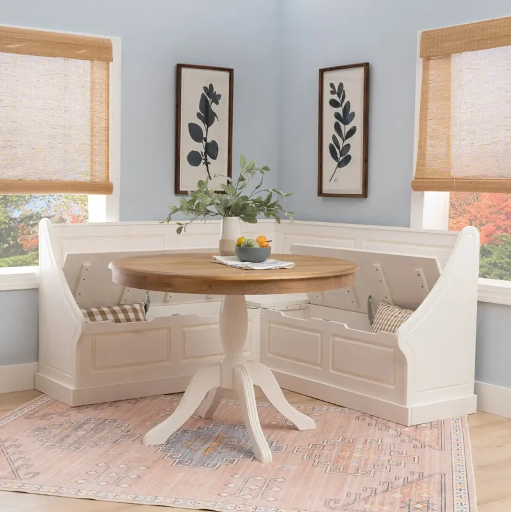 Porter Dining Table and Corner Bench | Furniture.com