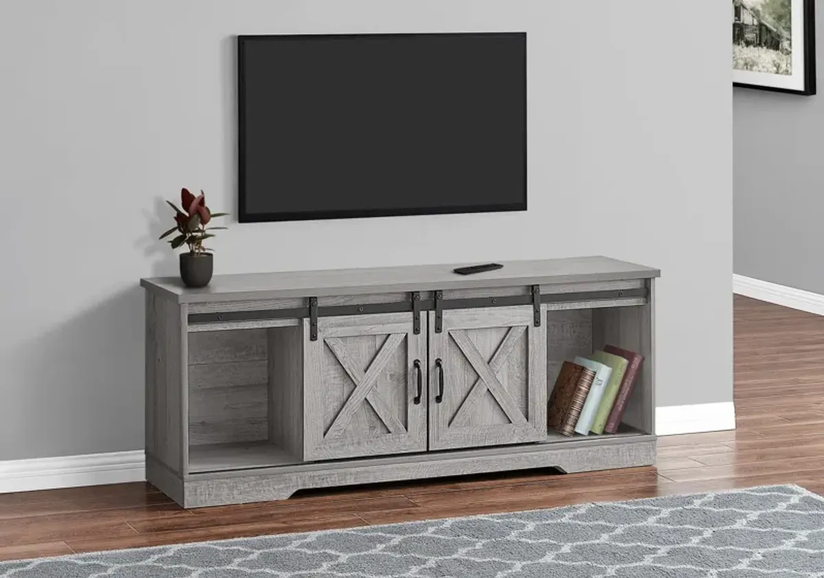 Tesse 60" TV Stand - Gray