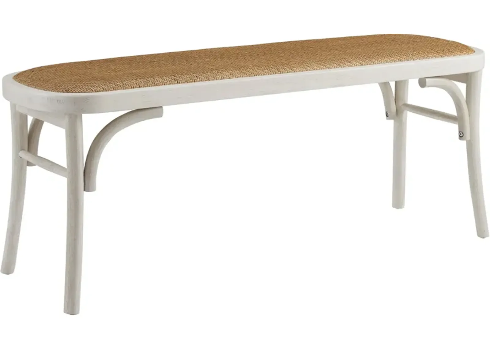 Breton Bench - White