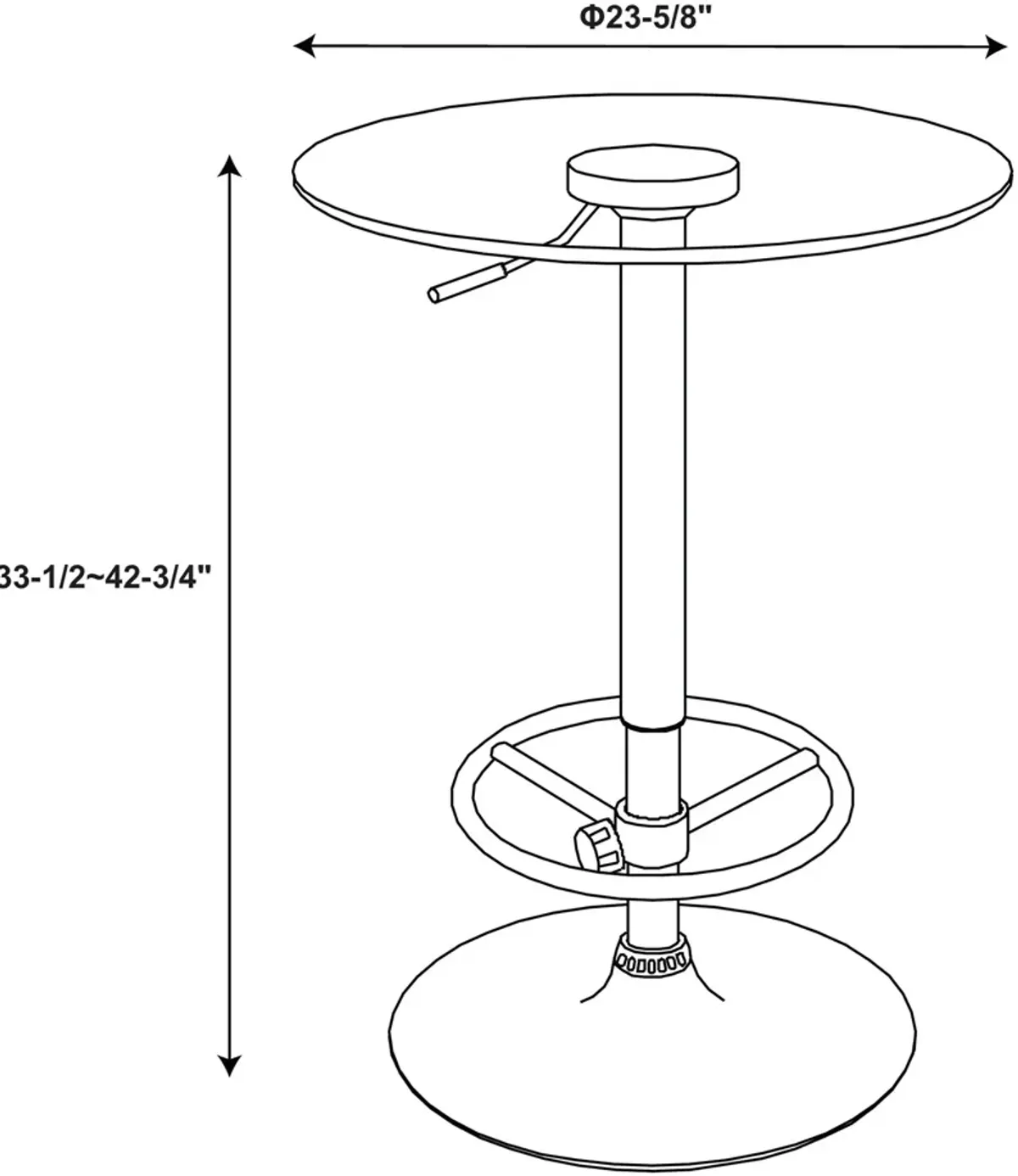 Dustin Bar Table