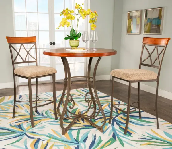 Rosedale Pub Table and 2 Stools