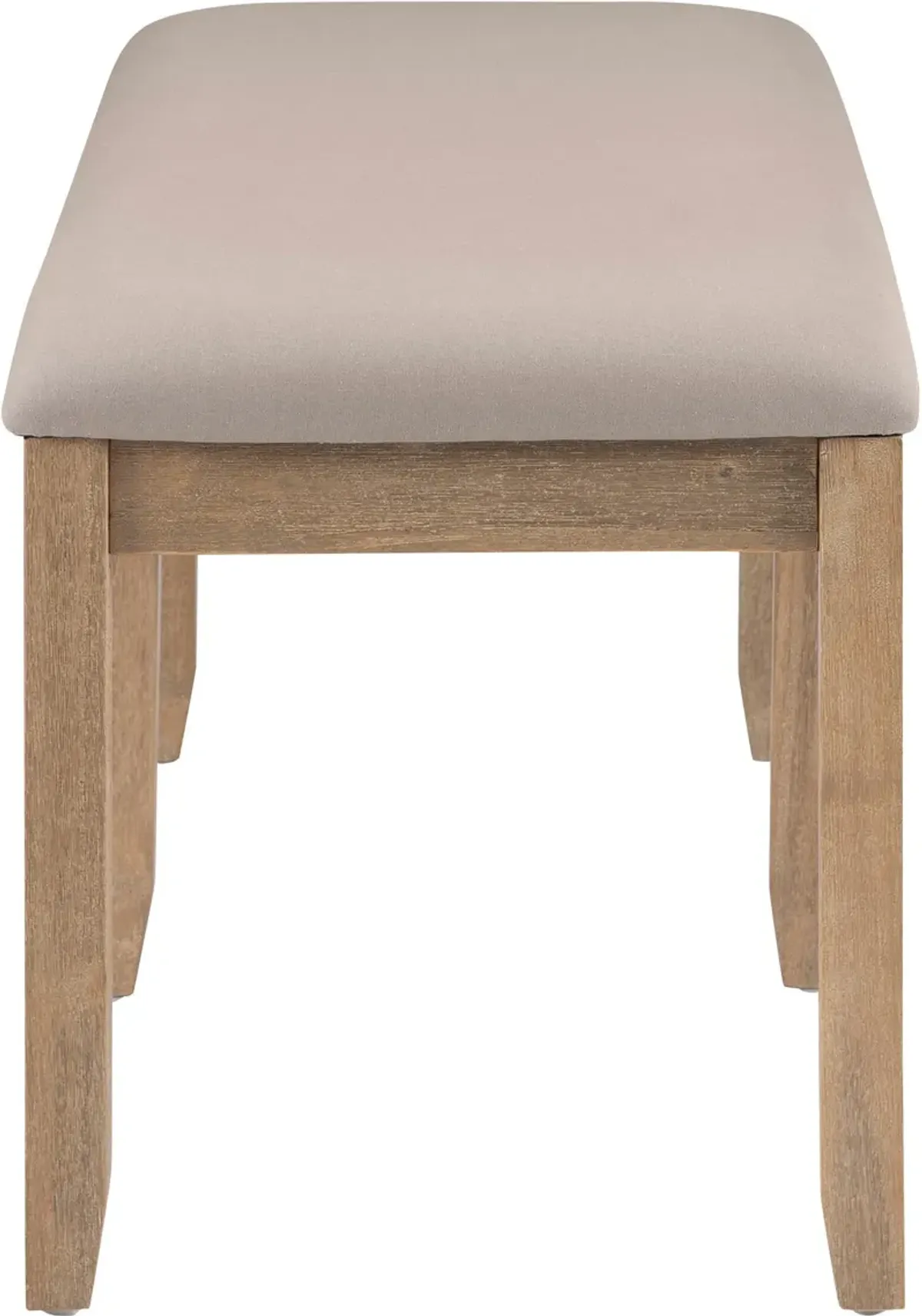 Rozon Backless Dining Bench - Natural