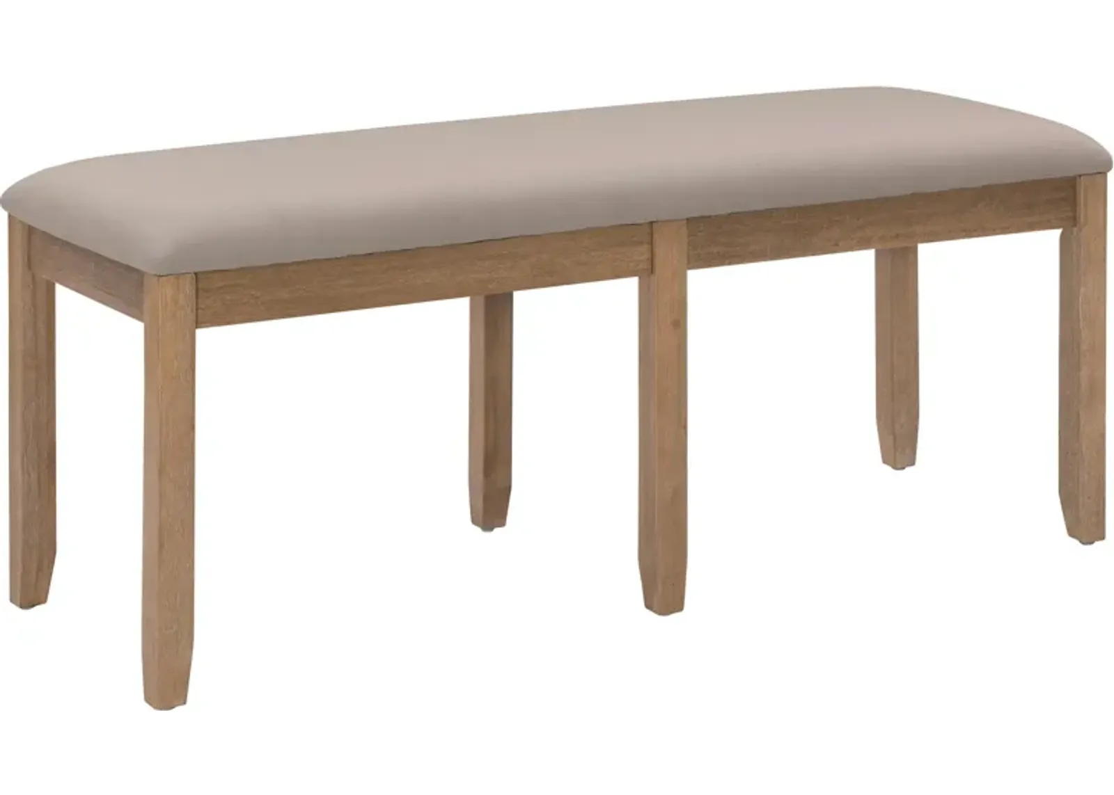 Rozon Backless Dining Bench - Natural