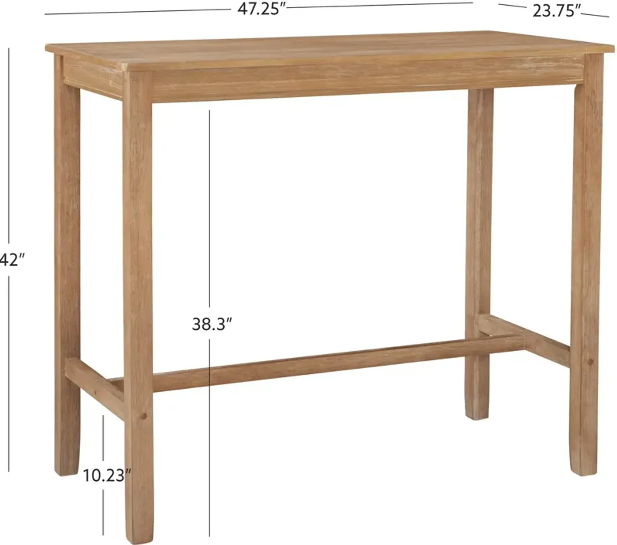 Wilcox Bar Table - Acacia