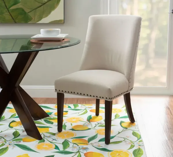 Whitaker Dining Table and 4 Upholstered Chairs - Espresso