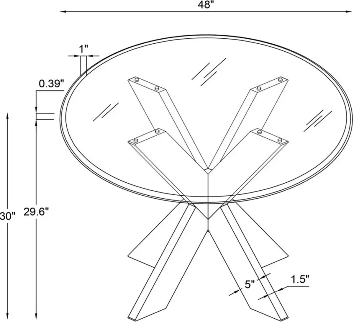 Whitaker Dining Table - Espresso