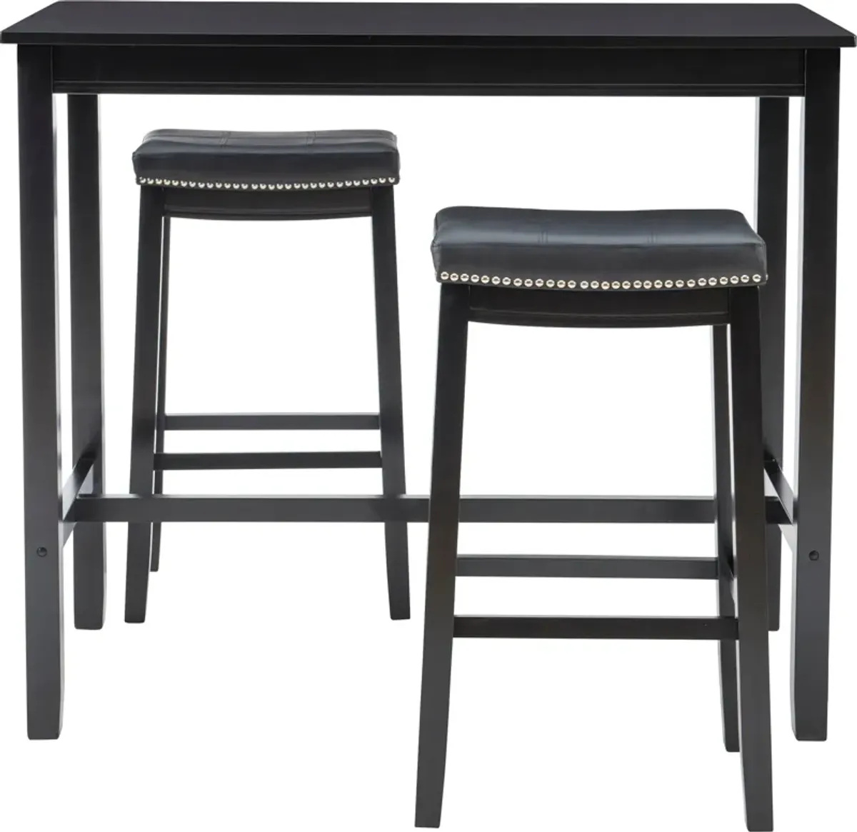 Wilcox 3-Piece Bar Set - Black