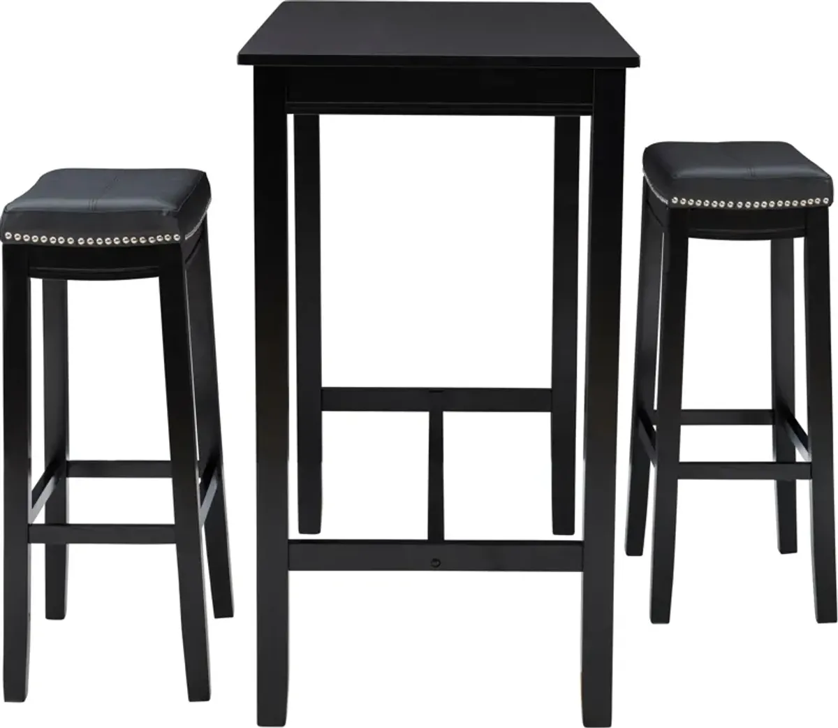 Wilcox 3-Piece Bar Set - Black