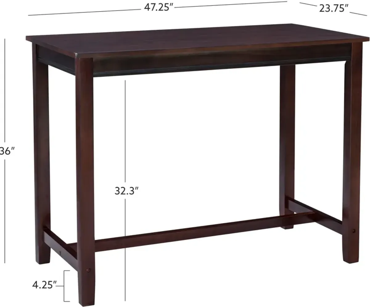 Wilcox Counter-Height Table - Brown